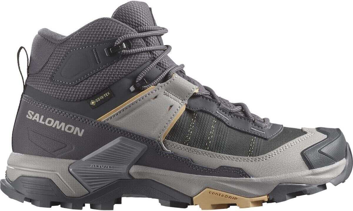 Salomon X Ultra 5 Mid GTX Womens Nine Iron/Gull/Soft Clay