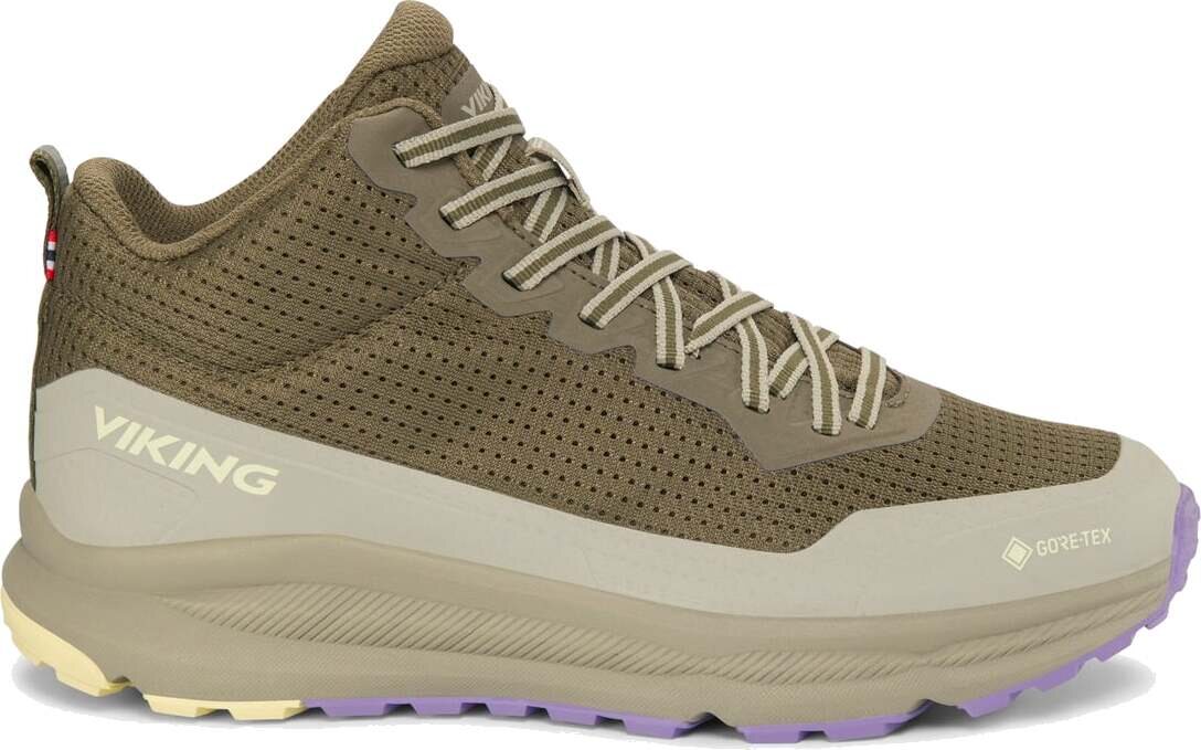 Viking Motion Mid GTX Womens Olive / Lilac
