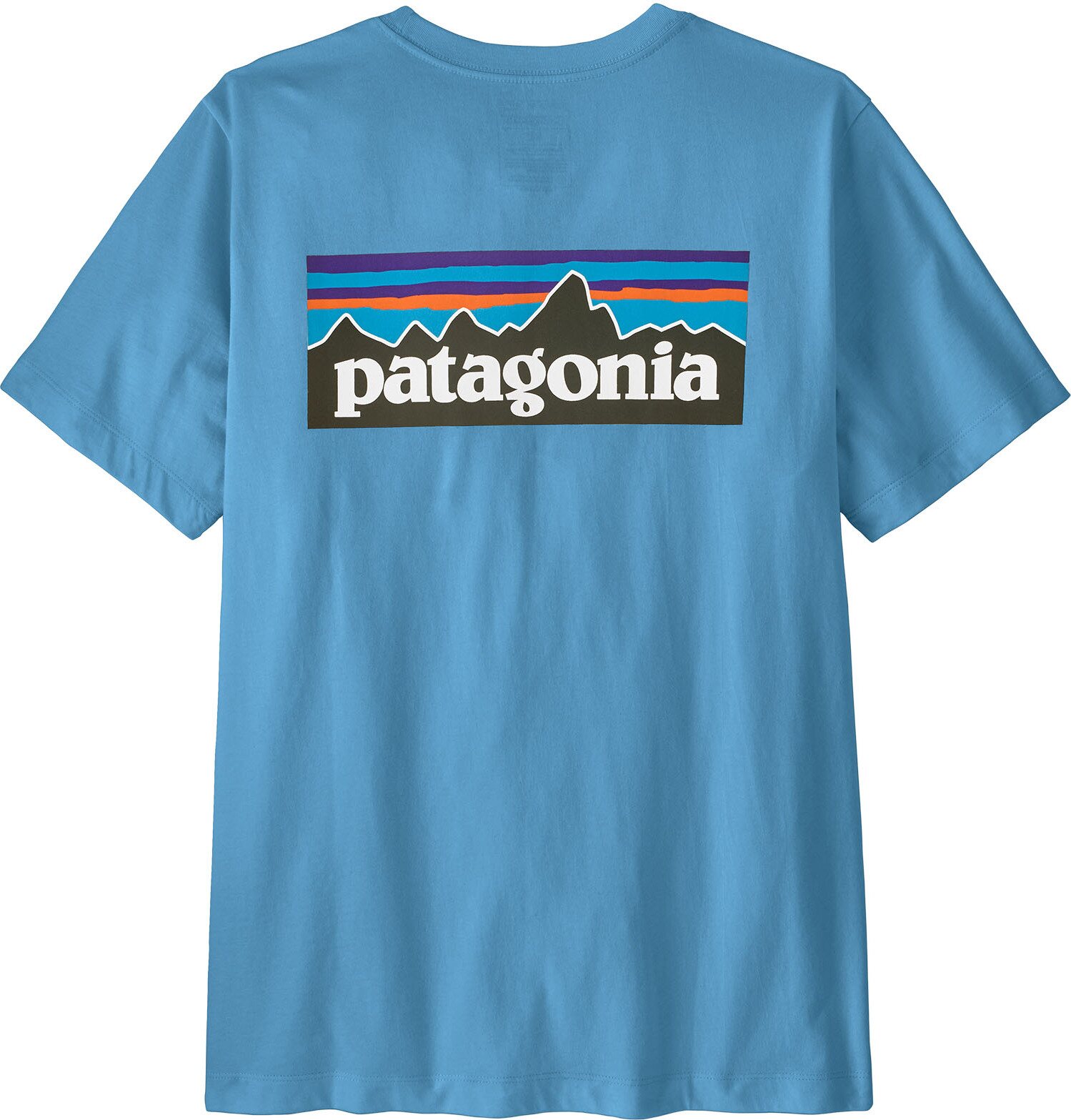 Patagonia P-6 Logo T-Shirt Mens Shore Blue
