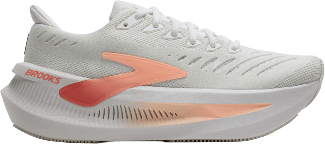 Brooks Glycerin Max 2 Womens White/Coral/Peach
