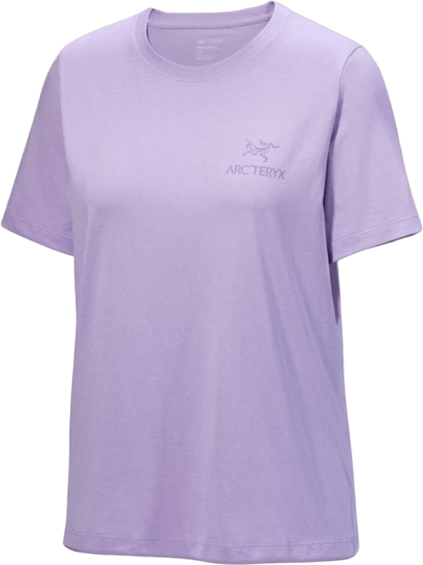 Arc'teryx Kragg SL Cotton Emblem Crew Short Sleeve Womens Mallow