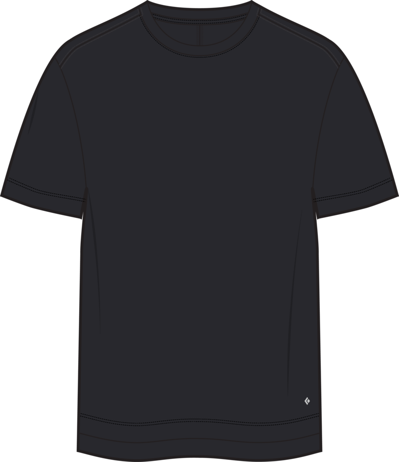 Black Diamond Circuit SS Tee Long Womens Black