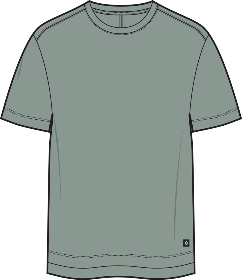 Black Diamond Circuit SS Tee Long Womens Agave