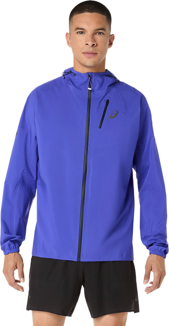 Asics Fujitrail Elite Waterproof Jacket Mens Cobalt Burst / Midnight
