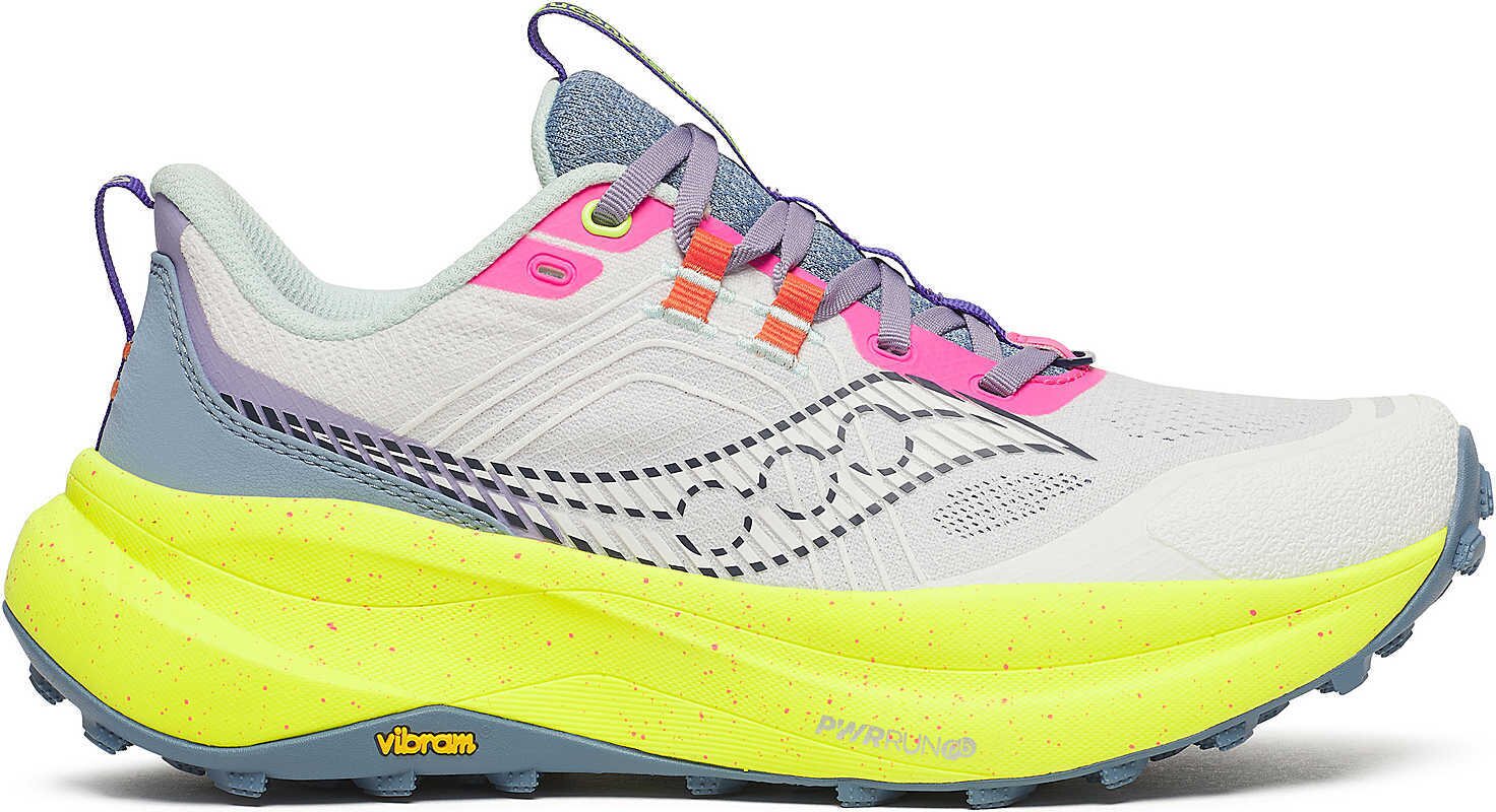 Saucony Xodus Ultra 4 Womens White / Citron