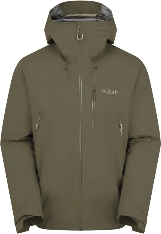 Rab Downpour Mountain Jacket Mens Army