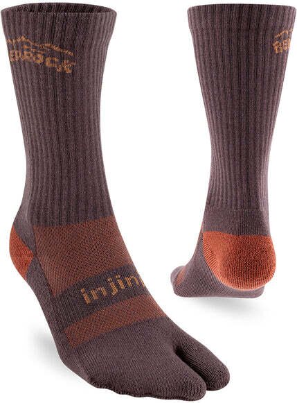 Bedrock Sandals X Injinji Split-Toe Crew Socks Dusty Plum