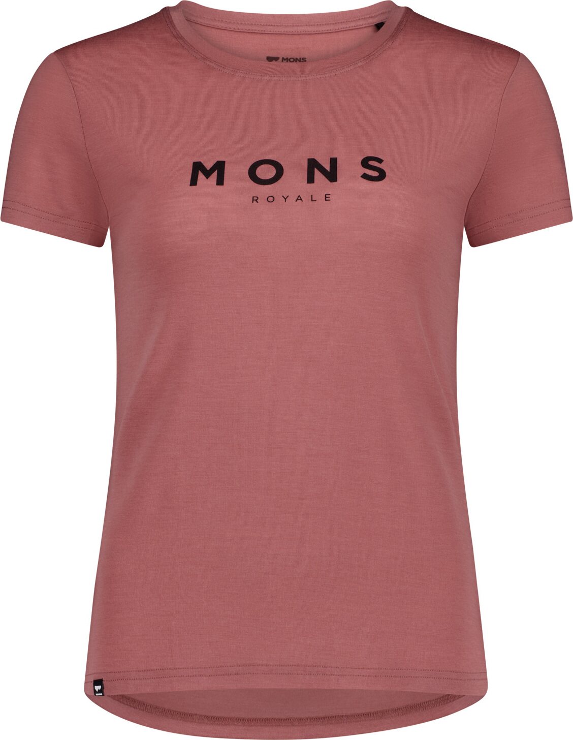 Mons Royale Icon Merino Classic T-Shirt Womens Canyon Rose