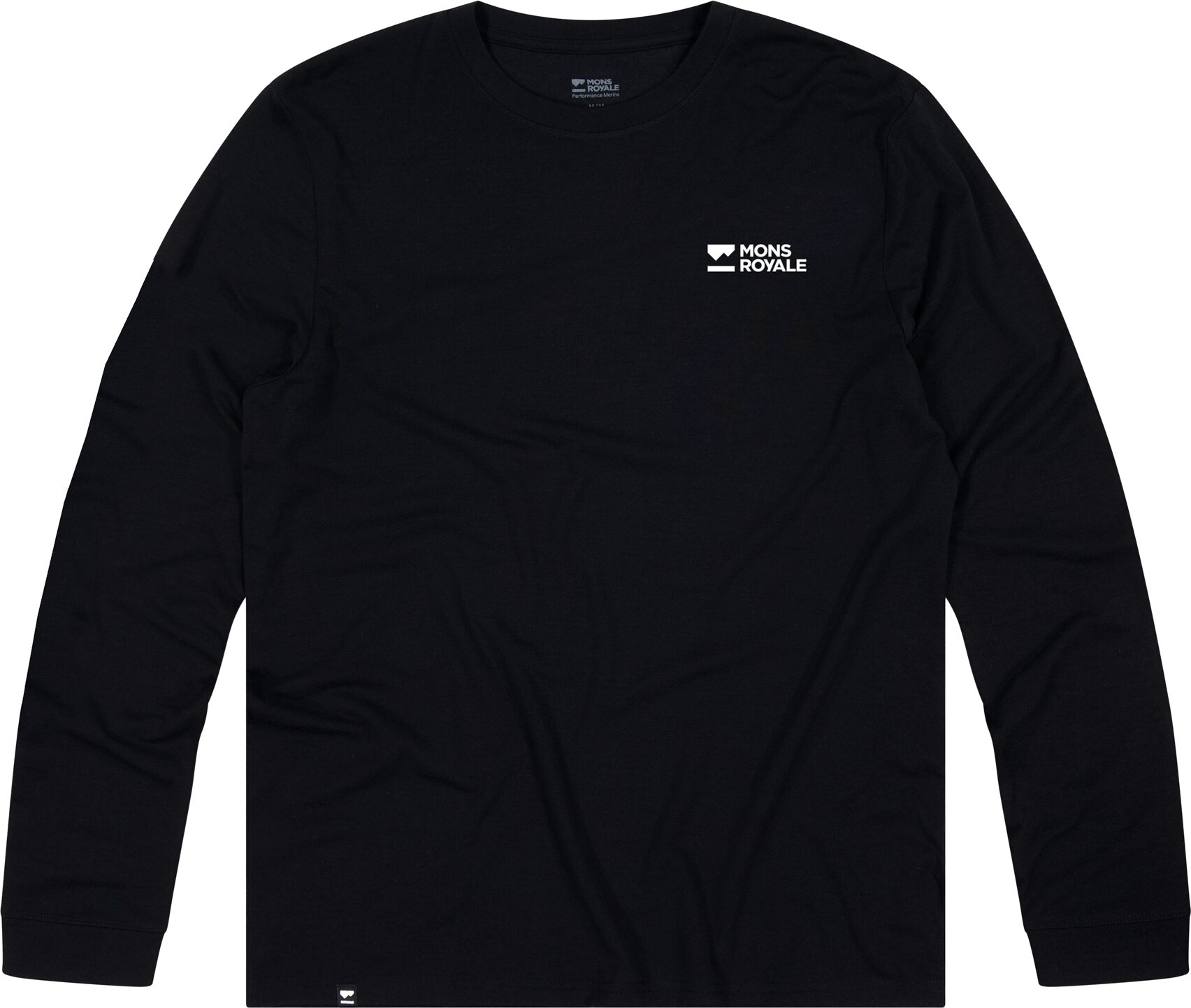Mons Royale Icon Merino Long Sleeve Mens Black