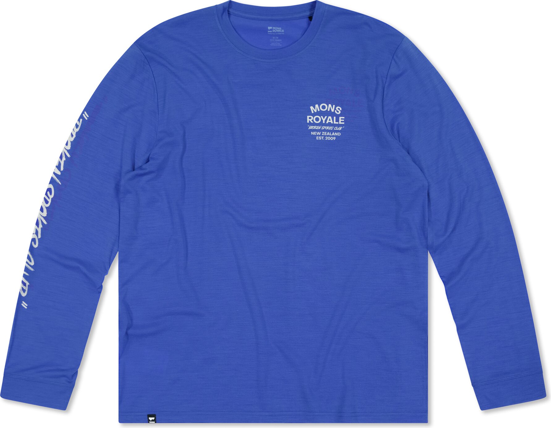 Mons Royale Icon Merino Long Sleeve Mens Ultramarine