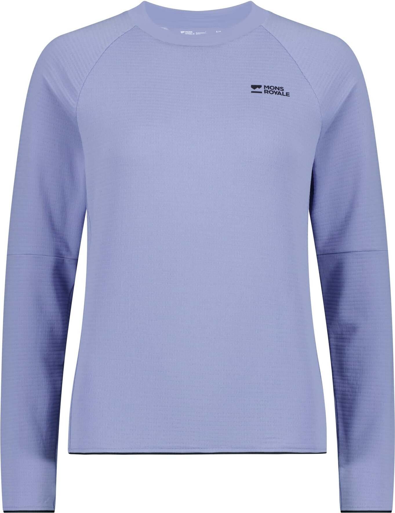 Mons Royale Quad Merino Fleece Pullover Womens Skyline