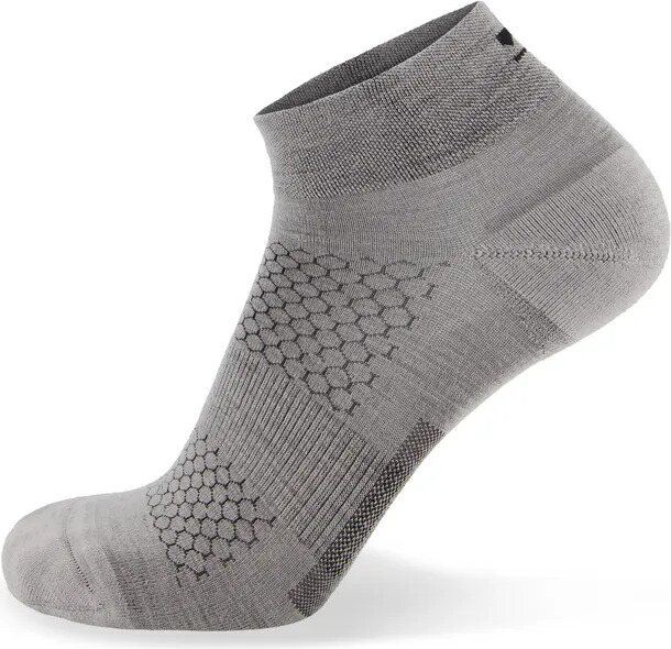 Mons Royale Atlas Merino Ankle Sock Unisex Grey Marle