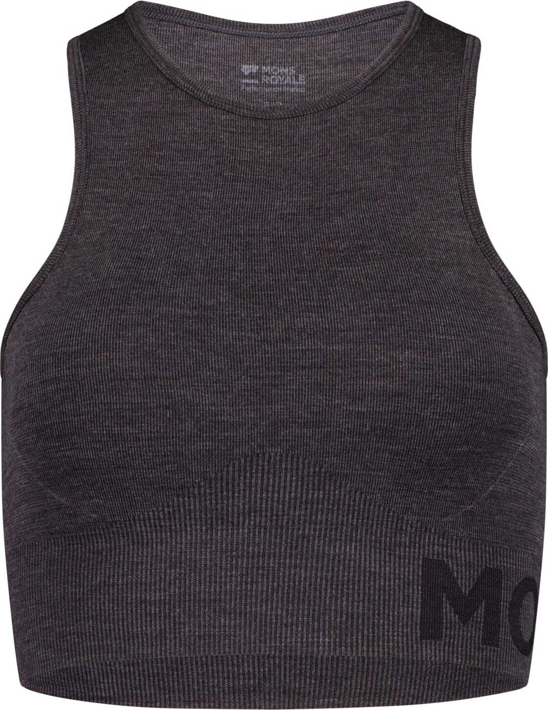 Mons Royale Solace Merino Seamless Tank Womens Forged Iron