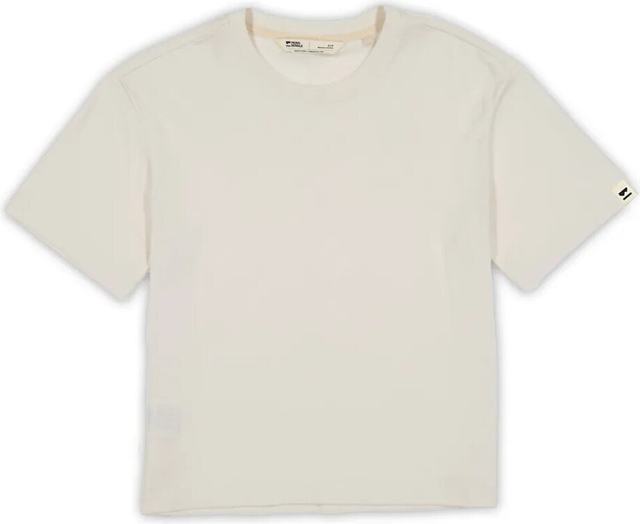 Mons Royale Yonder Merino Organic Cotton T-Shirt Womens Vintage White