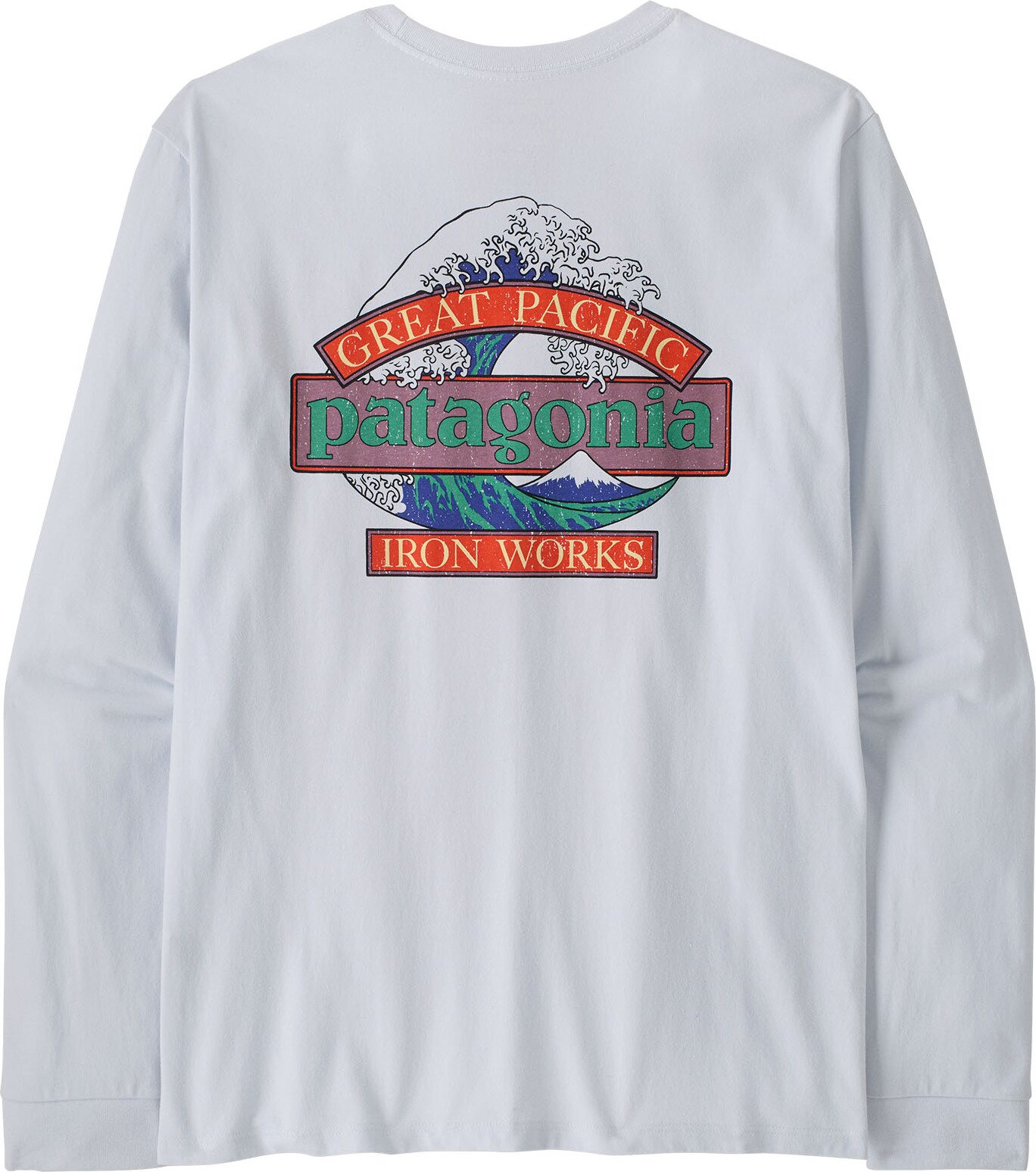 Patagonia Long-Sleeved Great Waves Responsibili-Tee Mens White