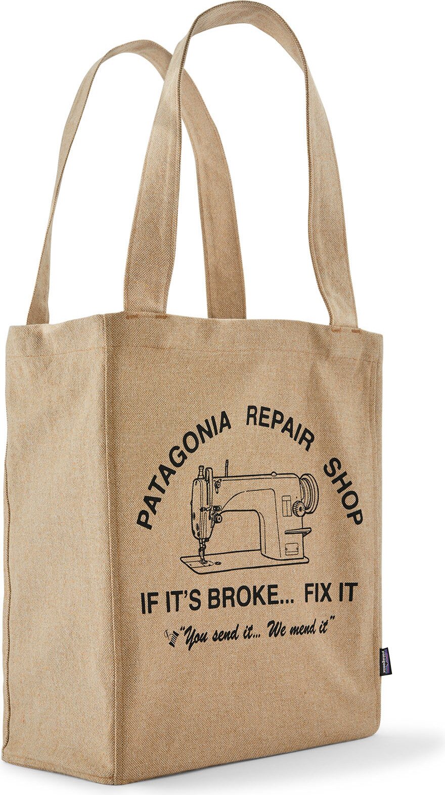 Patagonia Recycled Market Tote Repair Shop: Classic Tan
