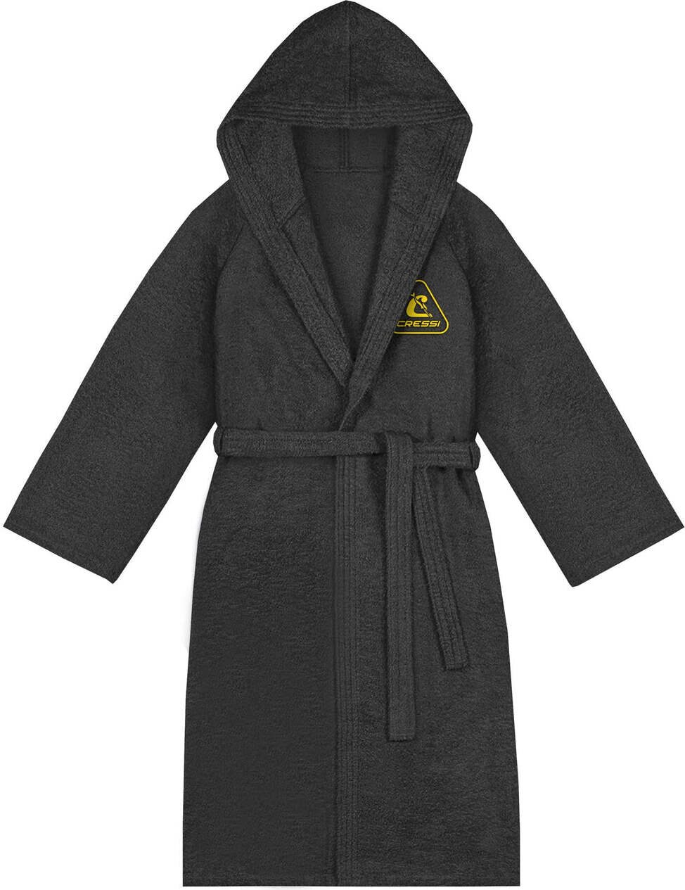 Cressi Cotton Bathrobe Black / Yellow