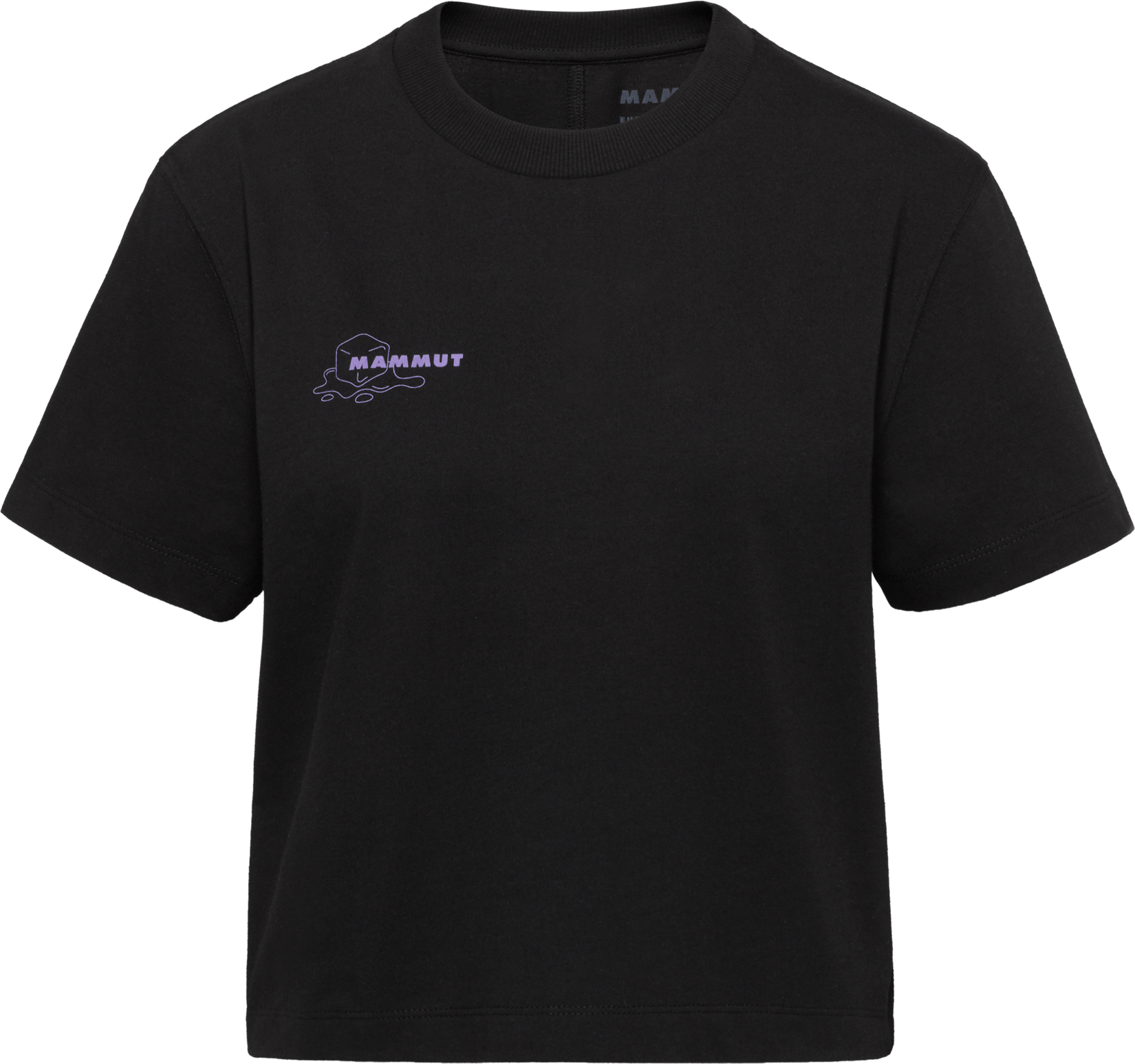 Mammut Base Cropped T-Shirt Womens Black