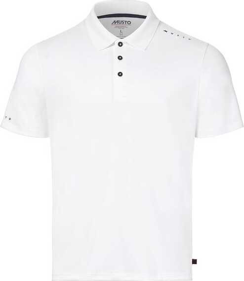 Musto Evo Crew Sunblock SS Polo Mens White