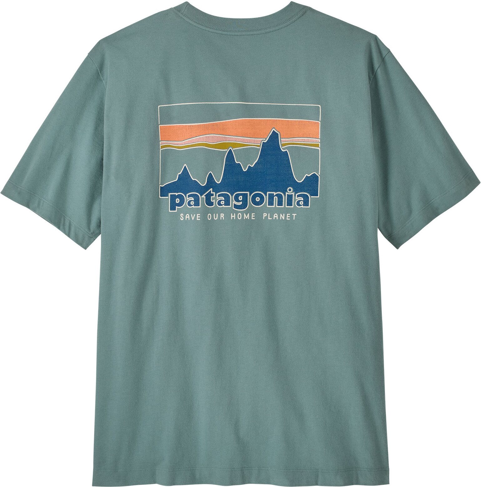 Patagonia ‘73 Skyline T-Shirt Mens Blue Sage