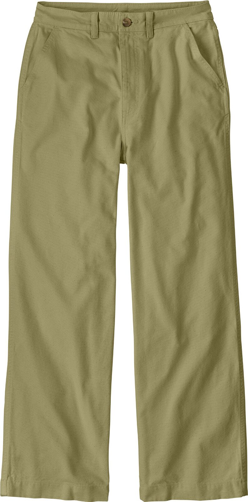Patagonia Point Reyes Canvas Wide Leg Pant Womens Gumtree Green