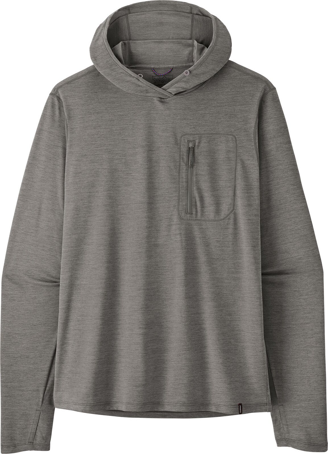 Patagonia Cap Cool Sun Hoody Mens Forge Grey - Noble Grey X-Dye