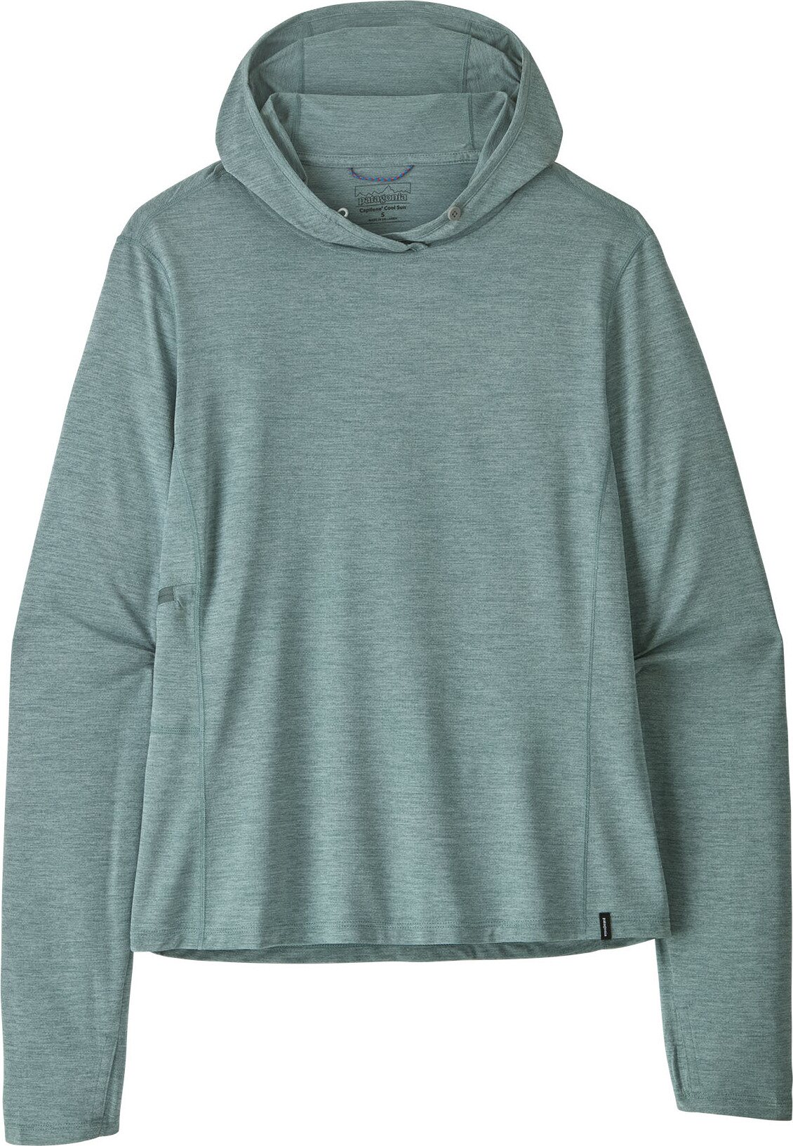 Patagonia Cap Cool Sun Hoody Womens Nouveau Green - Blue Sage X-Dye