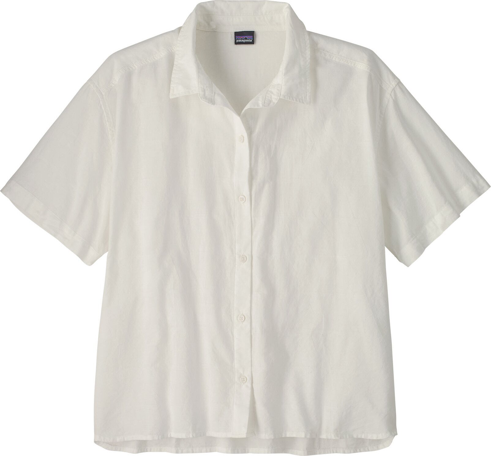 Patagonia Lightweight A/C Shirt Womens Windowpane Dobby: White