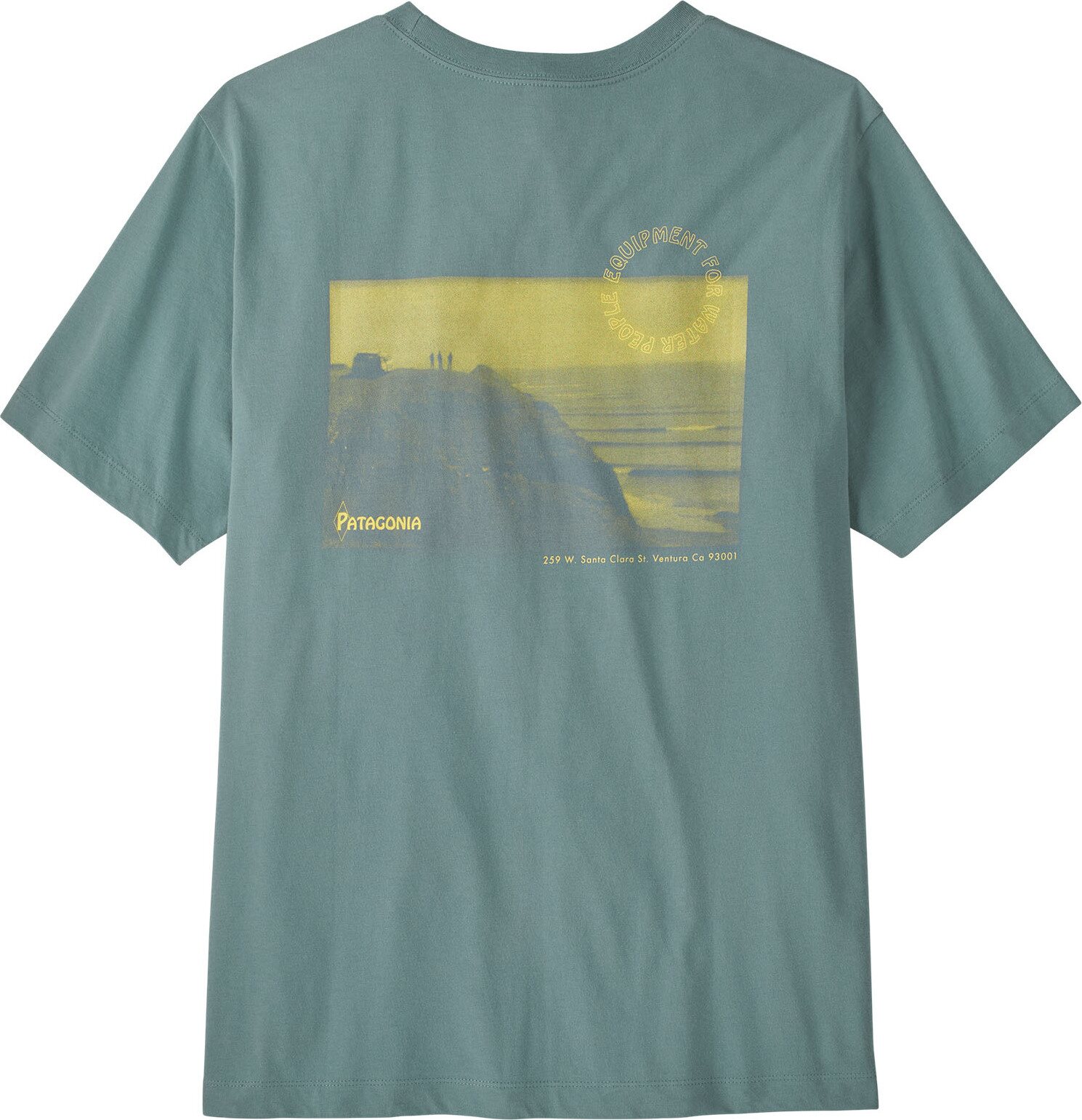 Patagonia Water People Spotter T-Shirt Mens Blue Sage