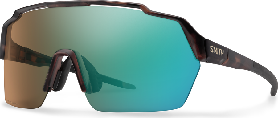 Smith Shift Split Mag Matte Tortoise - ChromaPop Photochromic Brown Opal Mirror
