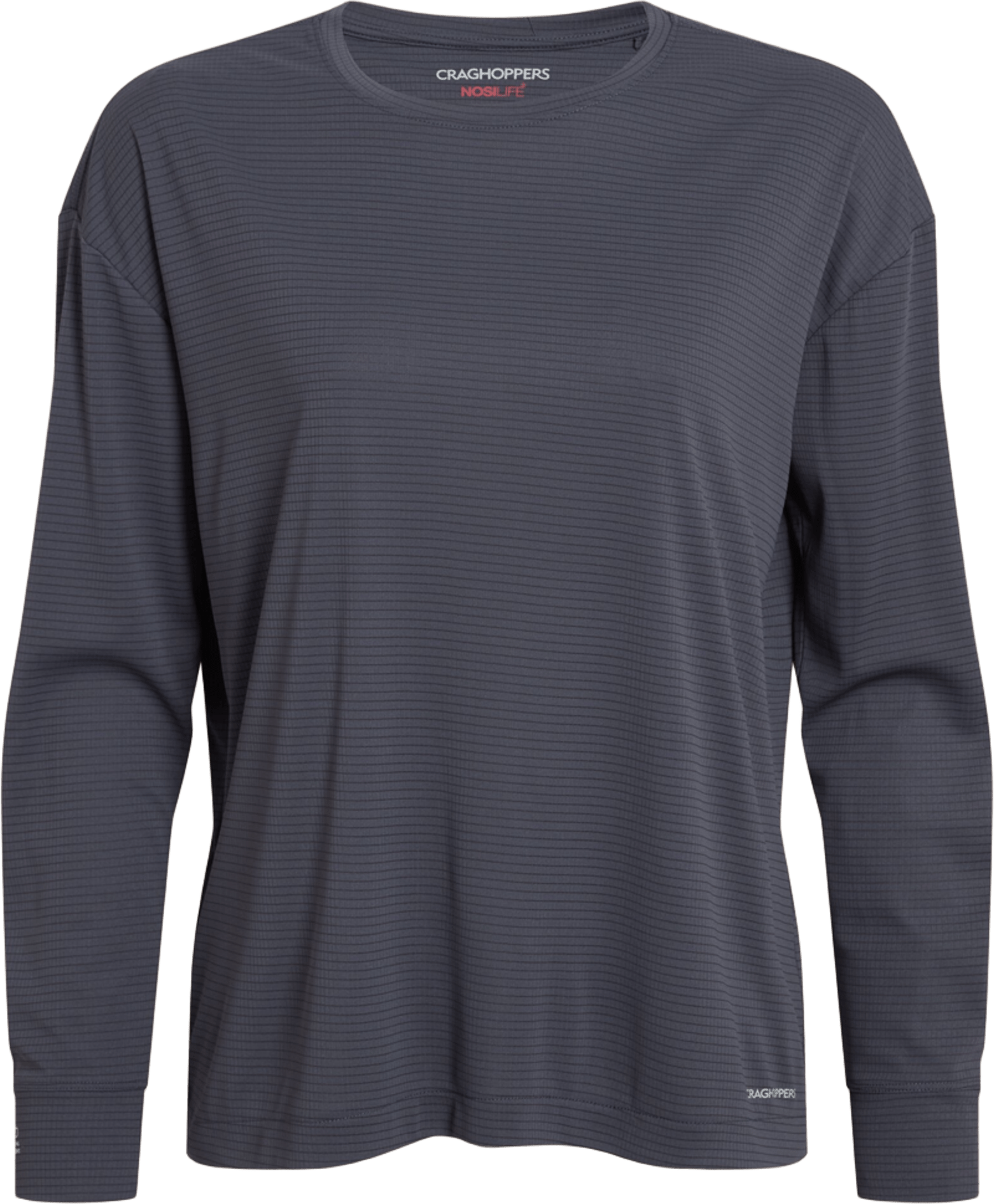 Craghoppers Nosilife Solarshield+ Long Sleeved T-Shirt Womens Anthracite