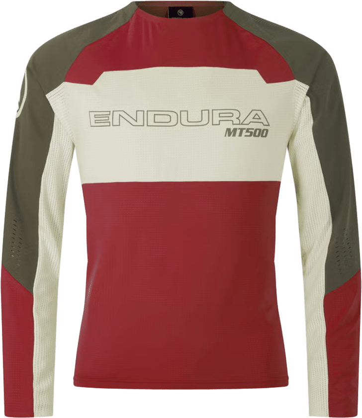 Endura MT500 Burner Lite L/S Tee Mens Brick Red