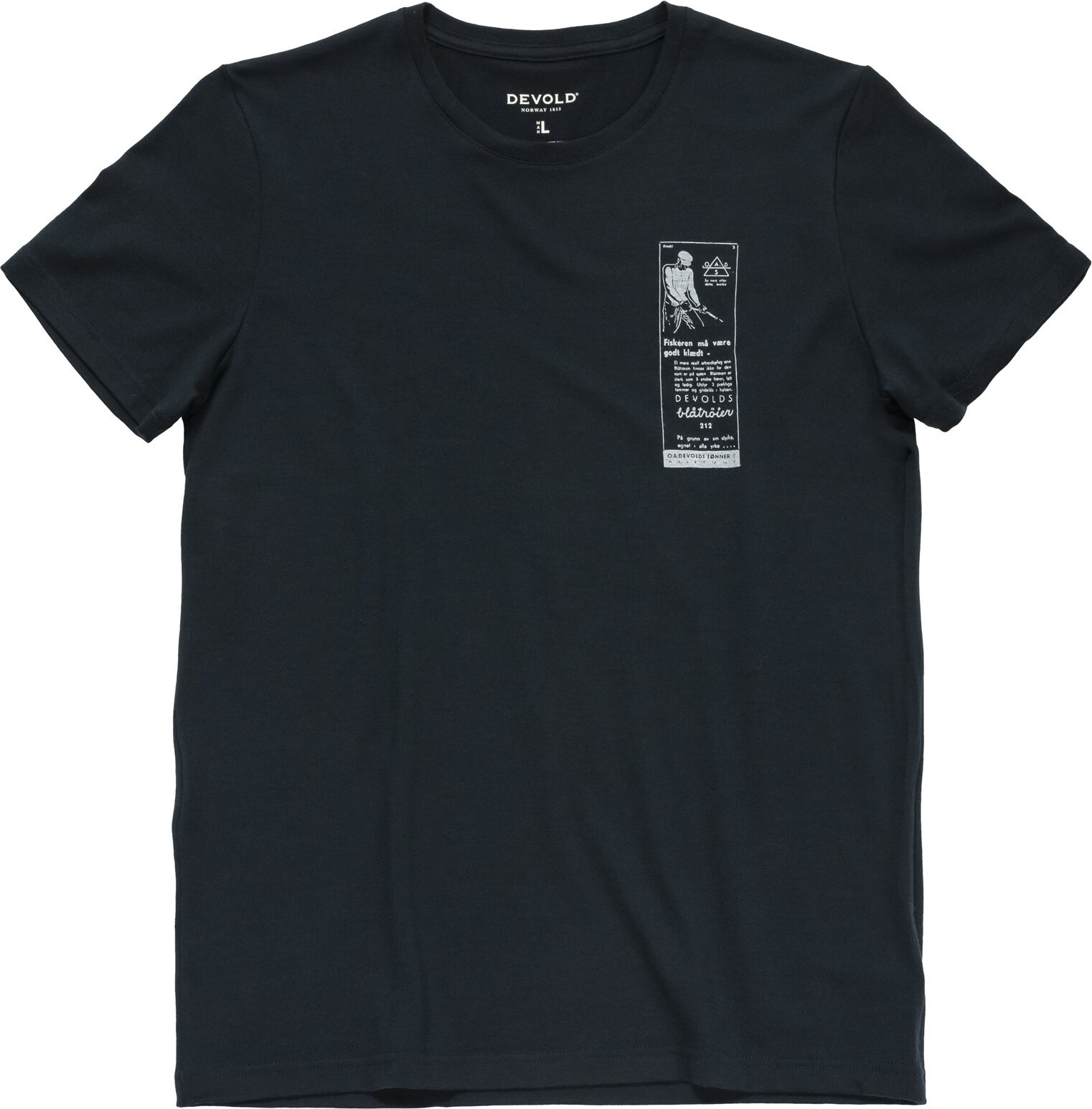 Devold Premium Ad Tee Mens Ink