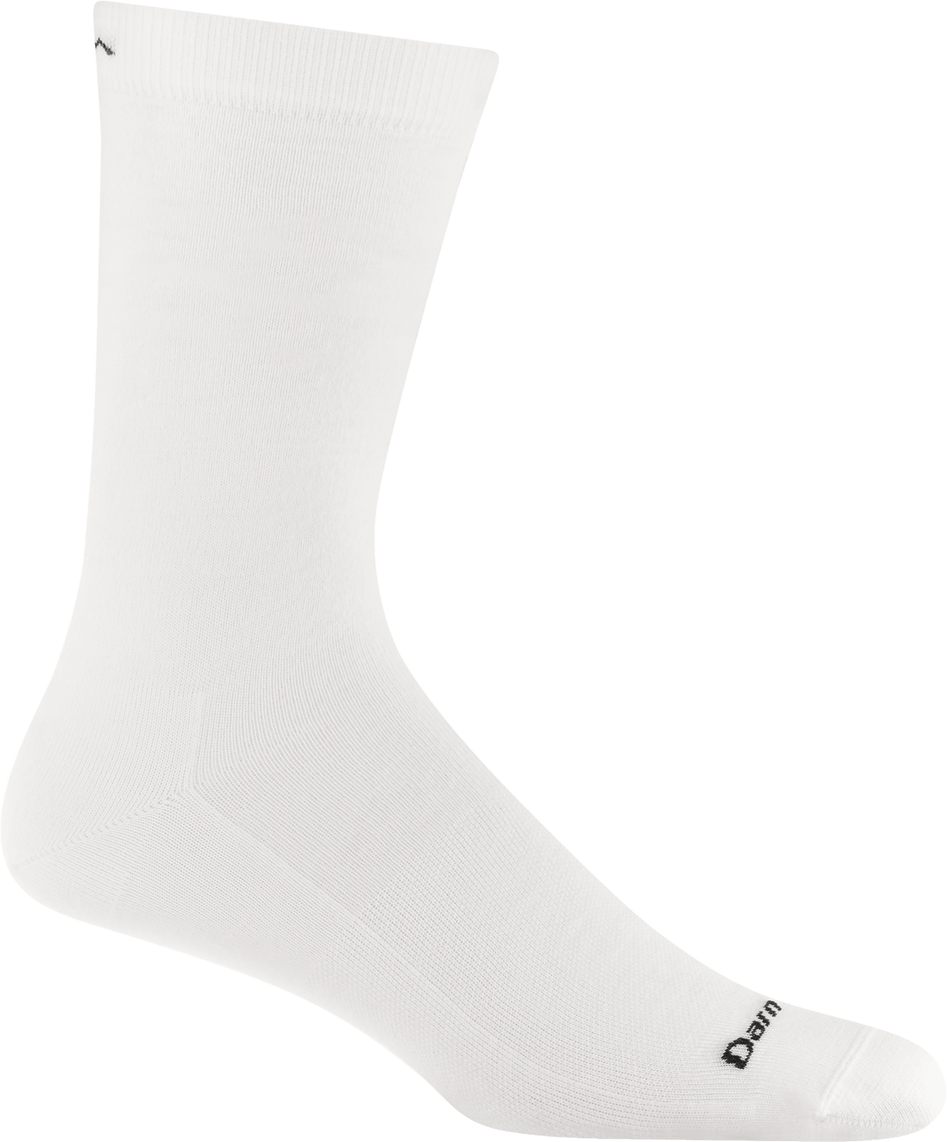 Darn Tough Solid Crew Lightweight Mens Solid White