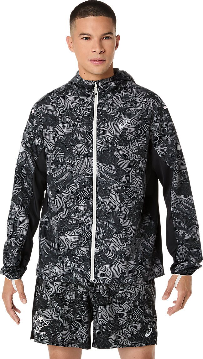 Asics Fujitrail Packable Jacket Mens Performance Black