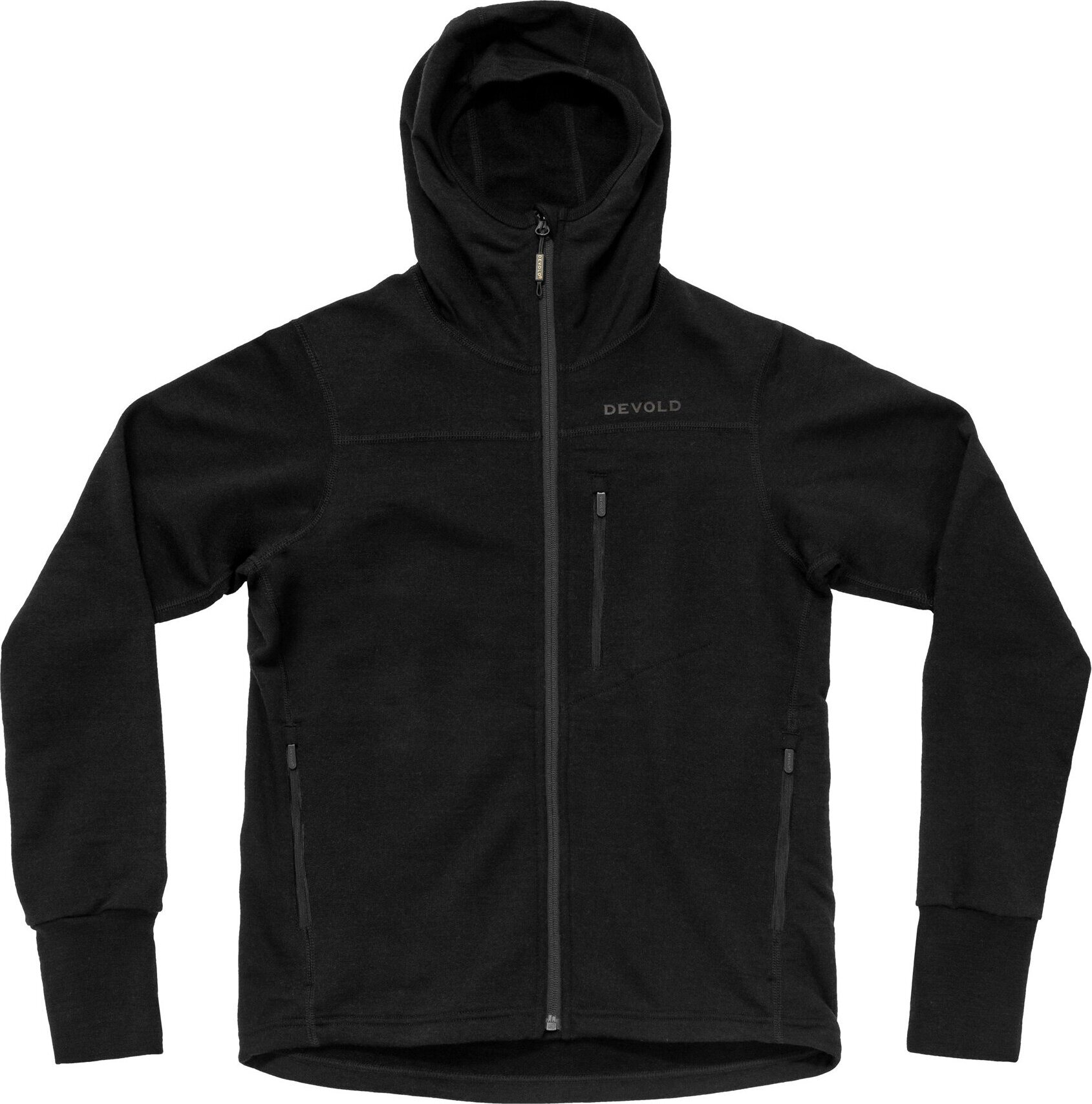 Devold Explorer Merino Hooded Jacket Womens Black