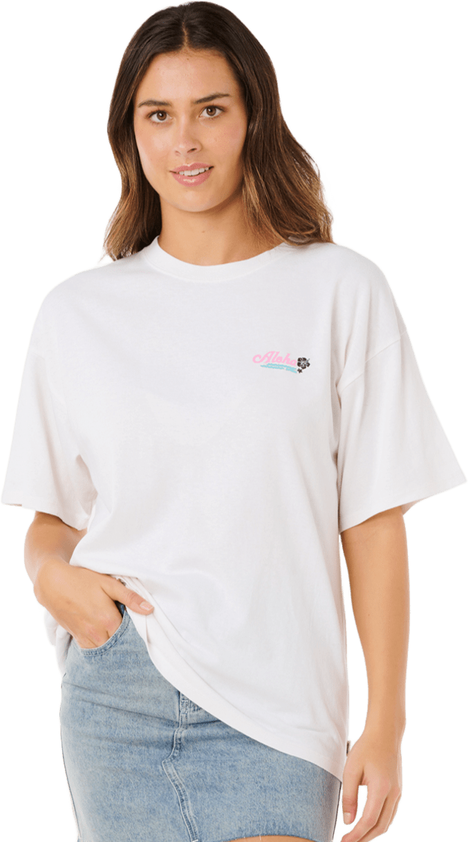 Rip Curl Aloha Heritage Tee Womens Bone