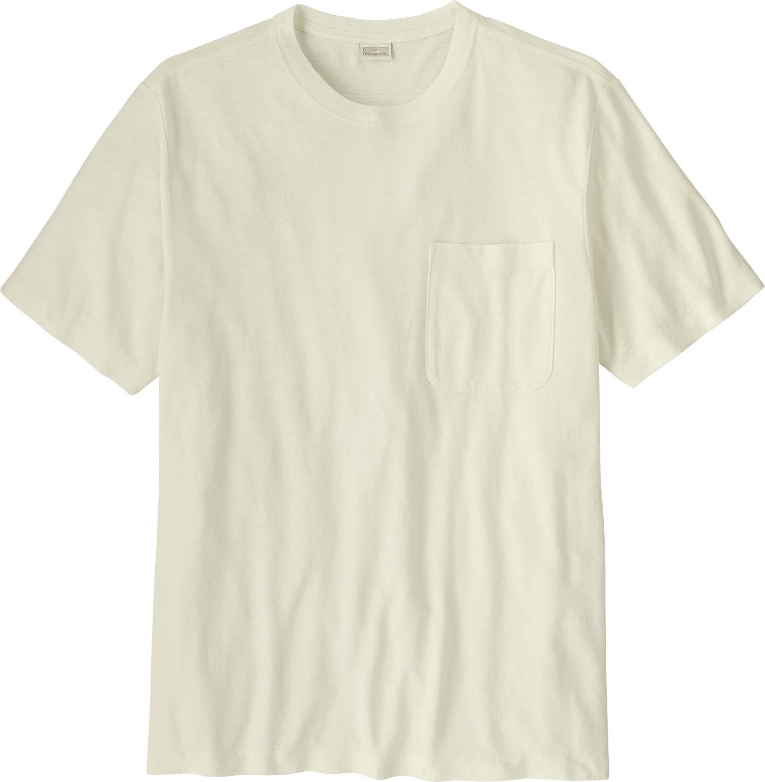 Patagonia Trail Harbor Pocket Tee Mens Birch White