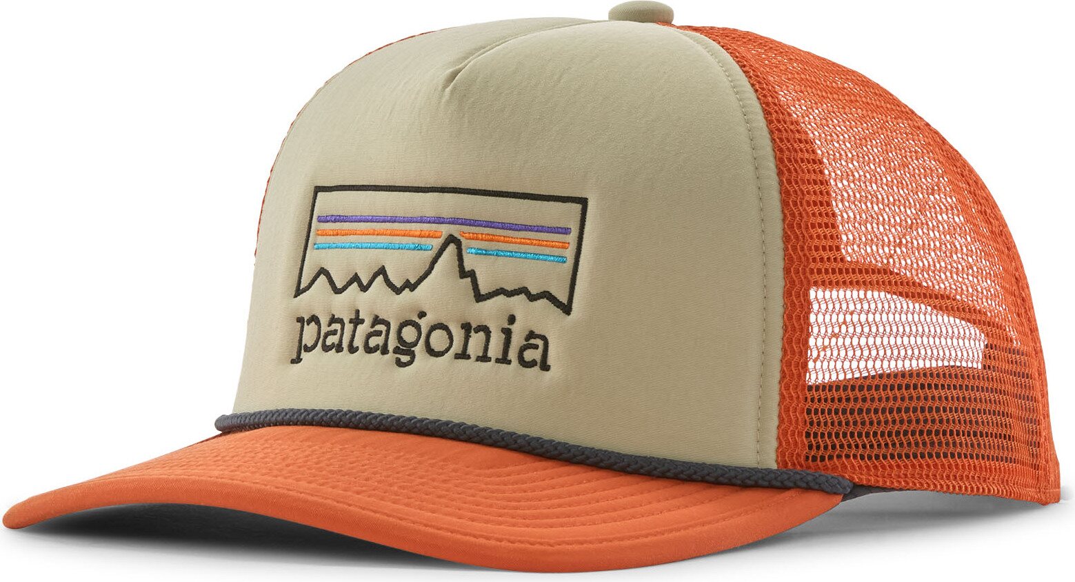Patagonia Broadcaster Hat Fitz Roy Strata: Weathered Stone