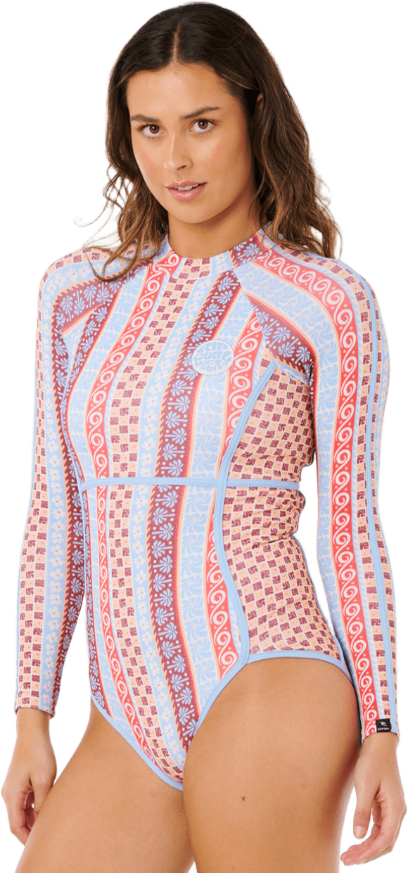 Rip Curl Coastal Instinct UPF Surf Suit Womens Multico