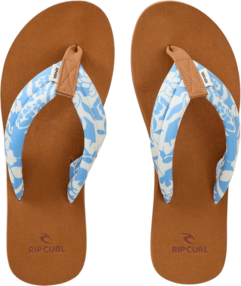 Rip Curl Freedom Plush Bloom Open Toe Womens Sky Blue