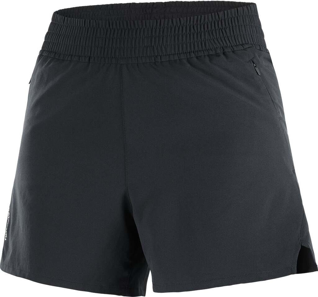 Salomon SHKout Core Shorts 4" Womens Deep Black