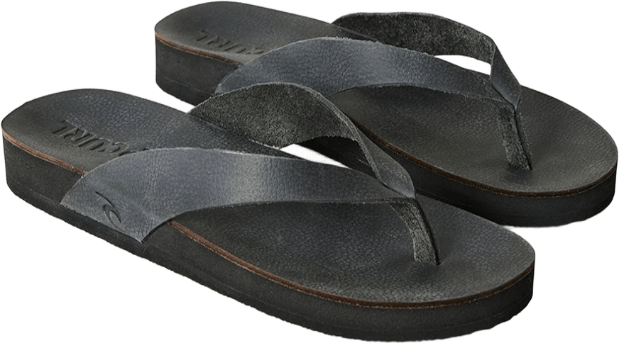 Rip Curl Freedom Leather Bloom Open Womens Black