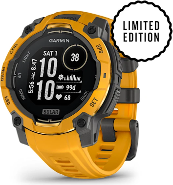 Garmin Instinct 3 Solar 45mm Sunburst with Sunburst/Gray Accents (Limited Edition)