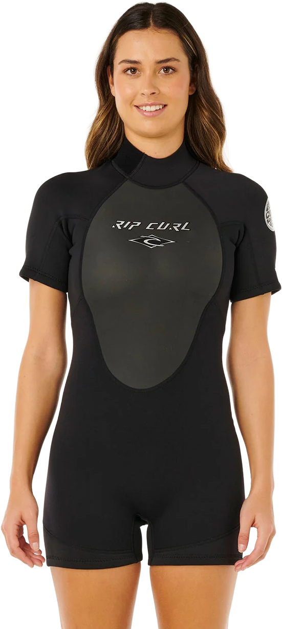 Rip Curl Omega Back Zip 2/2 FL Back Zip Springsuit Womens Black