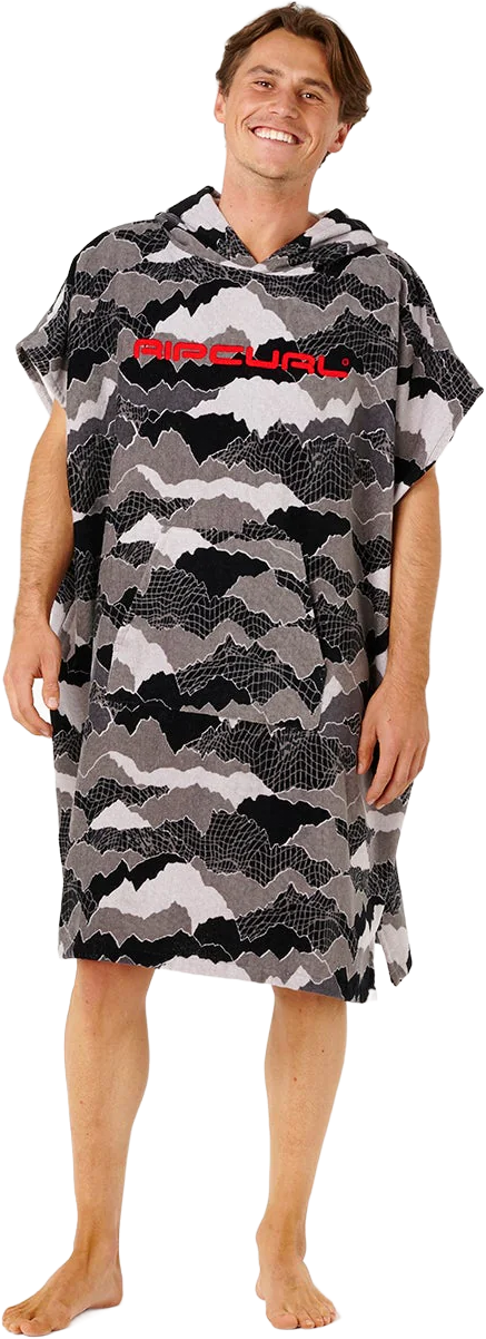 Rip Curl Fun Times Hooded Towel Black / Grey