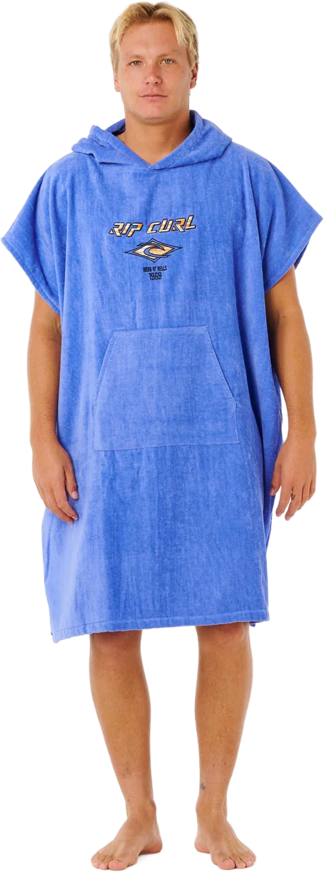 Rip Curl Logo Hooded Towel Blue Haze