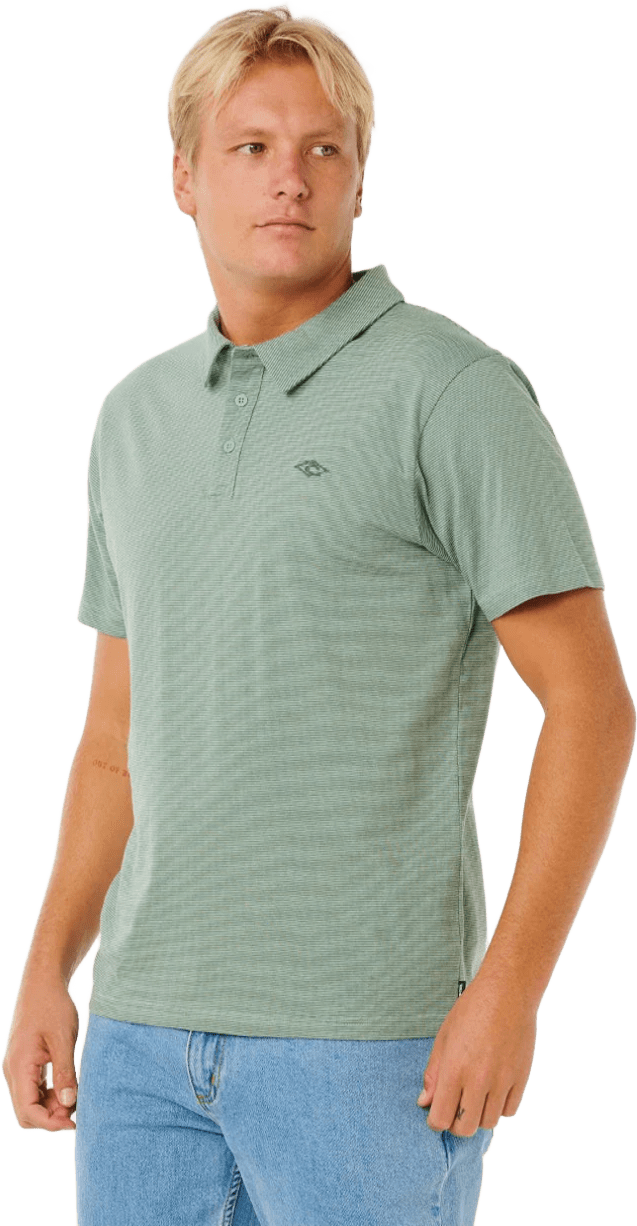 Rip Curl Easy As Polo Mens Aloe