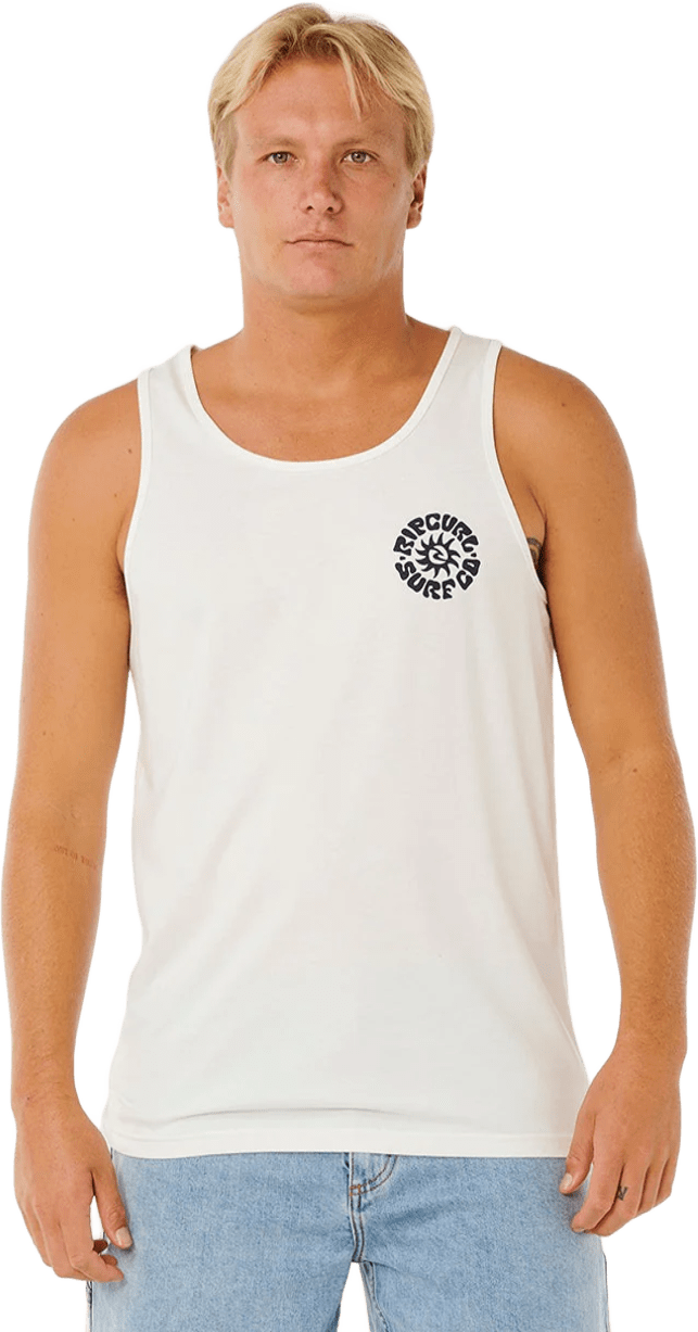 Rip Curl Pacific Rinse Tank Mens Bone