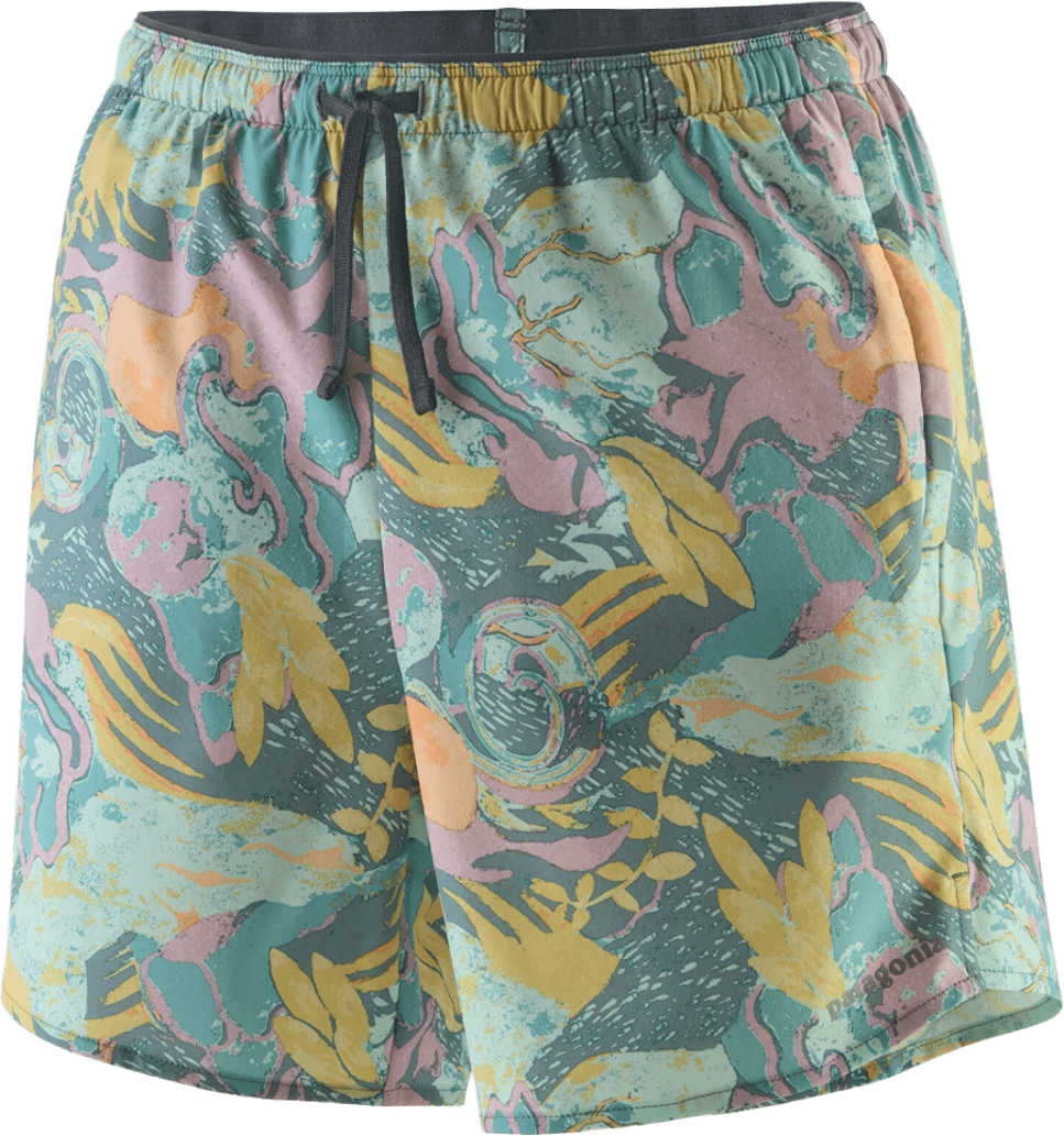 Patagonia Multi Trails Shorts 5 1/2" Womens Moon Tripper: Blue Sage